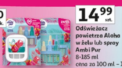 Wkłady zapachowe aloha Ambi pur 3volution promocja