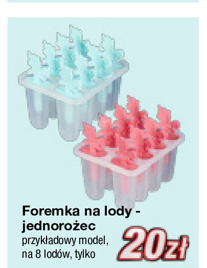 Foremka do lodu jednorożec promocja