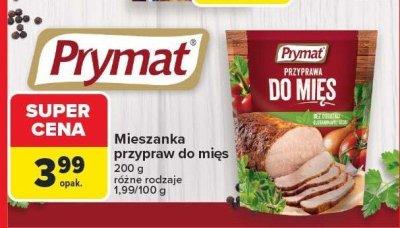 Mieszanka przypraw do mięs 200g Prymat promocja w Carrefour