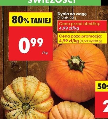 Dynia promocja w Biedronka