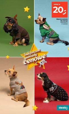 Bluza lub sweterek dla zwierząt różne wzory promocja w Dealz