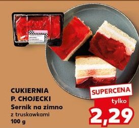 Sernik na zimno Chojecki promocja