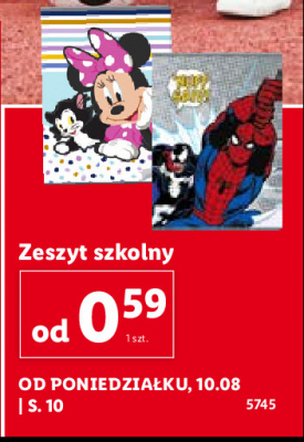 Zeszyt szkolny spiderman promocja
