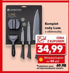 Komplet noży luxe Ambition promocja w Kaufland