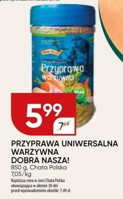 Przyprawa uniwersalna warzywa dobra nasza! promocja w Chata Polska