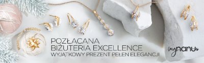 Biżuteria pozłacana Excellence promocja w Rossmann