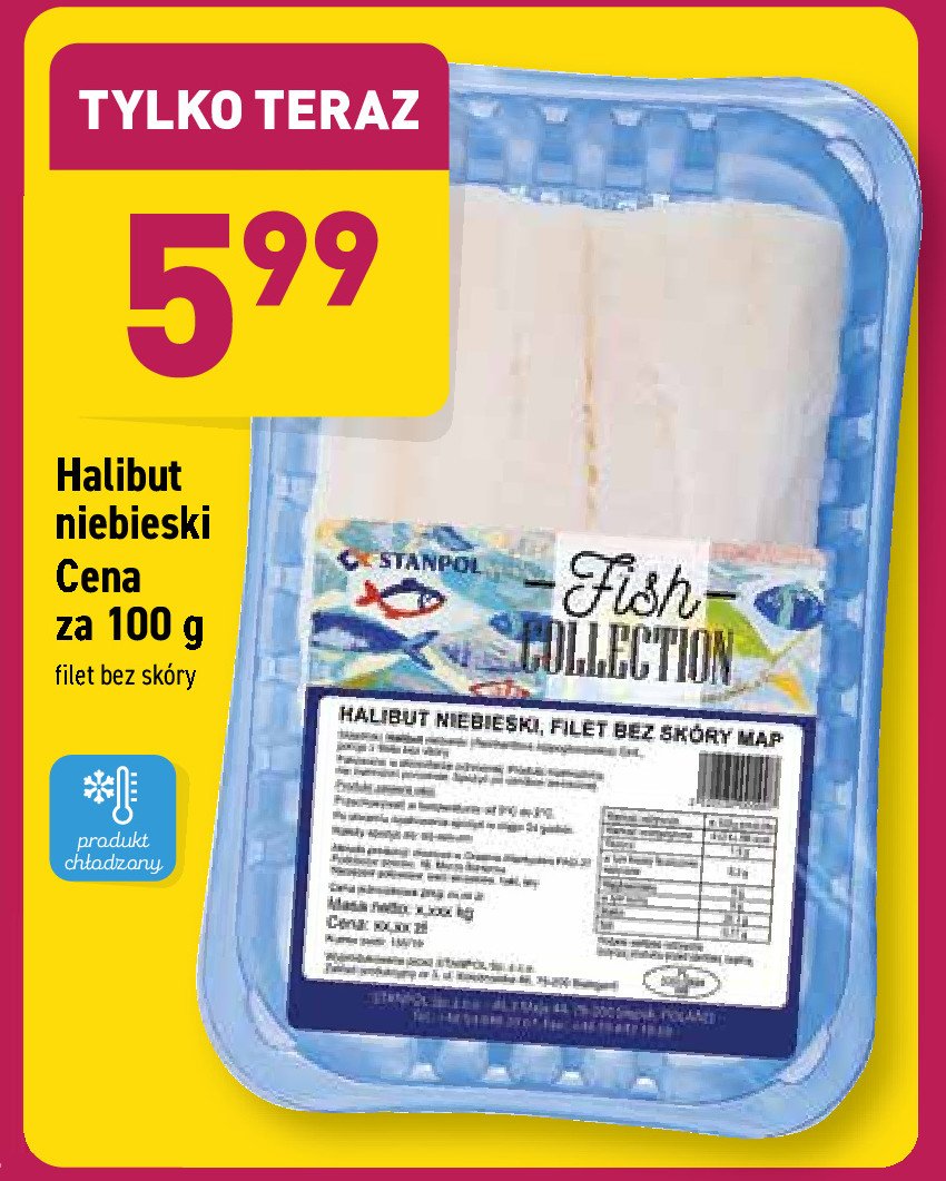 Halibut niebieski filet bez sk贸ry Stanpol promocja