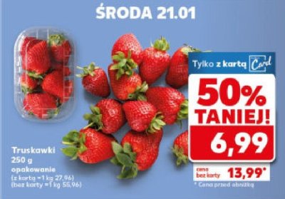 Truskawki promocja w Kaufland