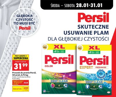 Proszek do prania Persil Color, Freshness by Silan 50 prań, 2,75 kg promocja w Biedronka