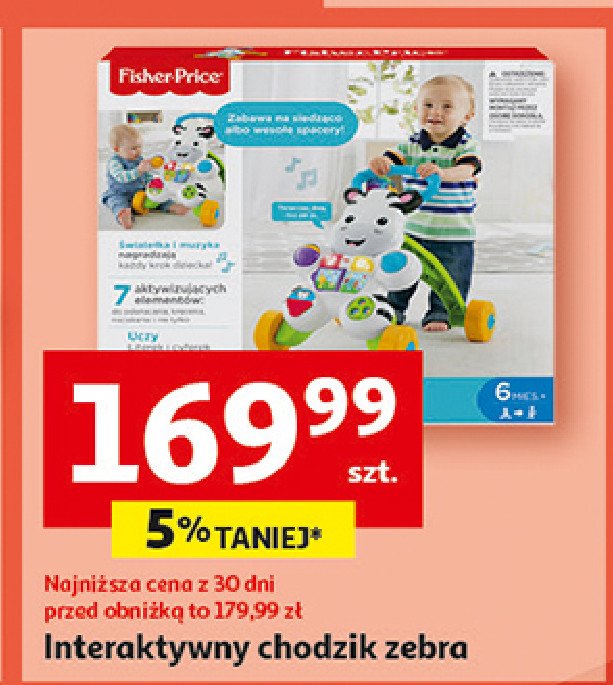 Chodzik zebra Fisher-price promocja