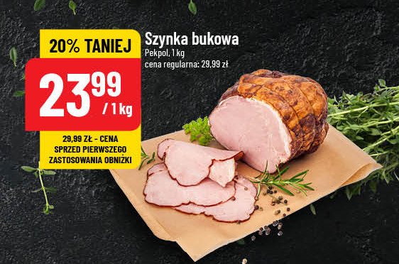 Szynka bukowa Pekpol promocja