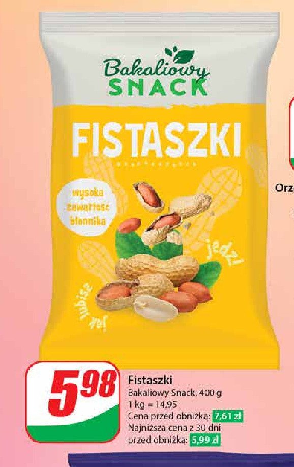 Fistaszki Bakaliowy snack promocja