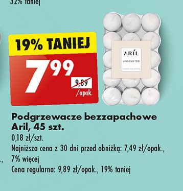 Podgrzewacze bezzapachowe Aril promocja