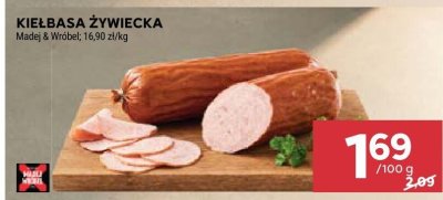 Kiełbasa żywiecka Madej & Wróbel promocja w Stokrotka