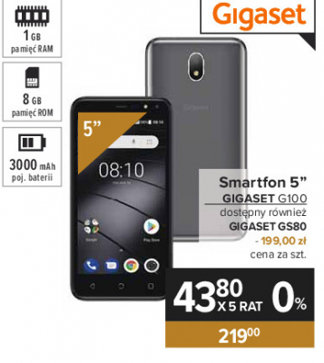 Smartfon gs100 Gigaset promocja