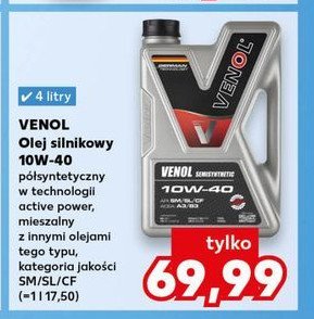 Olej 10w40 VENOL promocja