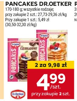 Pancakes czekoladowe Dr. oetker promocja