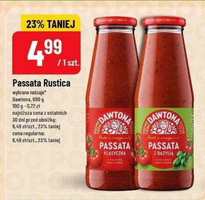 Passata Rustica Dawtona promocja w POLOmarket