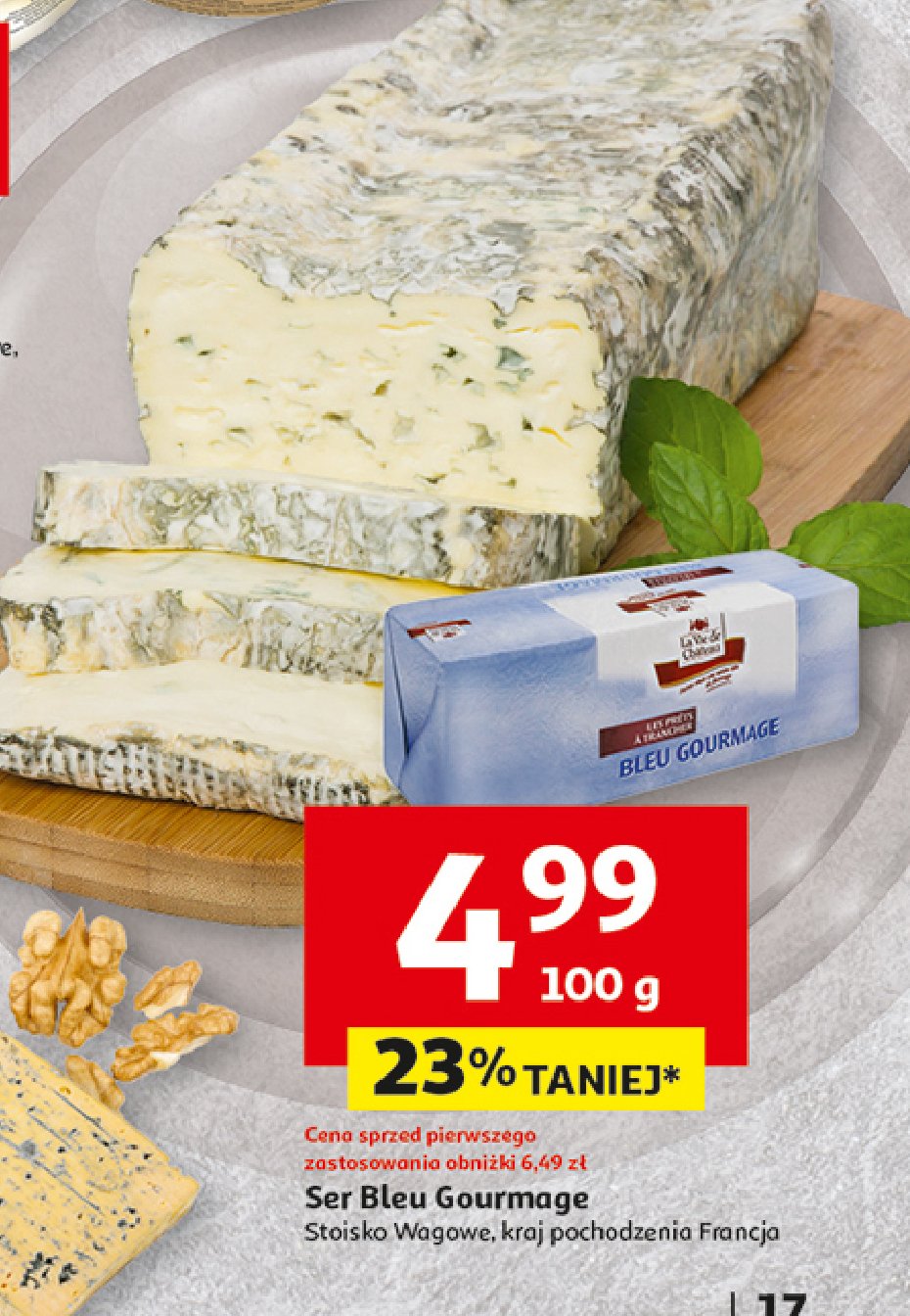 Ser bleu gourmage LA VIE DE CHATEAU promocja w Auchan