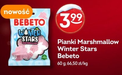 Pianki Marshmallow Winter Stars Bebeto promocja w Żabka