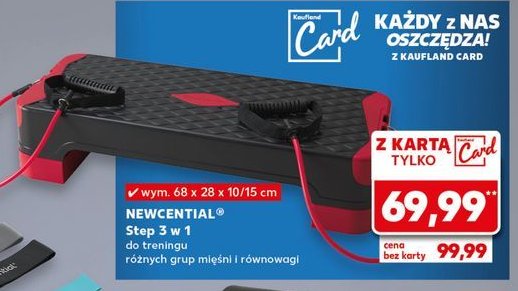 Step 3w1 68 x 28 x 10/15 cm Newcential promocja w Kaufland