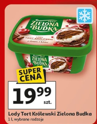 Lody Tort Królewski Zielona Budka wybrane rodzaje promocja w Auchan