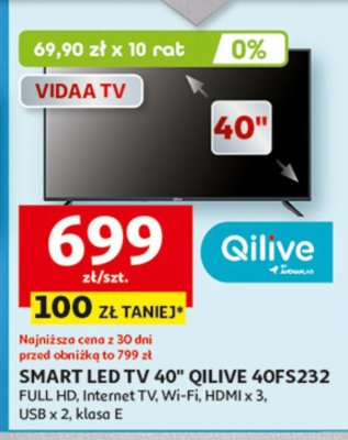 Telewizor 40" 40fs232 Qilive promocja