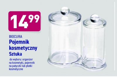 Pojemnik na p艂atki kosmetyczne Biocura promocja