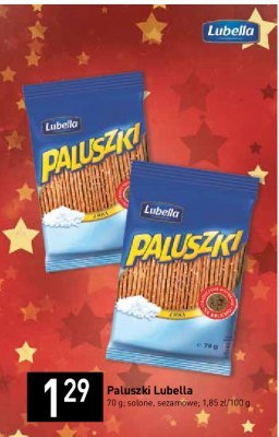 Paluszki z solą morską Lubella paluszki promocja