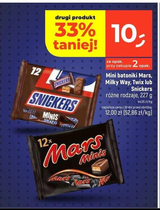 Batony Snickers minis promocja