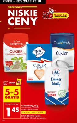 Cukier promocja w Biedronka