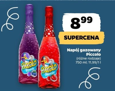 Napój gazowany Piccolo różne rodzaje promocja w Netto