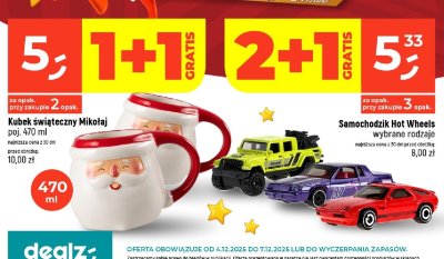 Samochodzik Hot Wheels wybrane rodzaje promocja w Dealz