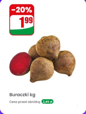 Buraczki kg promocja w Dino