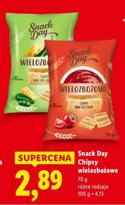 Chipsy wielozbożowe Snack Day promocja w Lidl