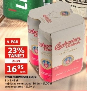 Piwo Budweiser promocja