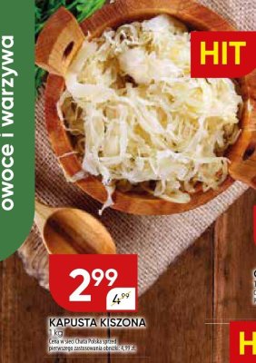 Kapusta kiszona bio All seasons promocja w Chata Polska