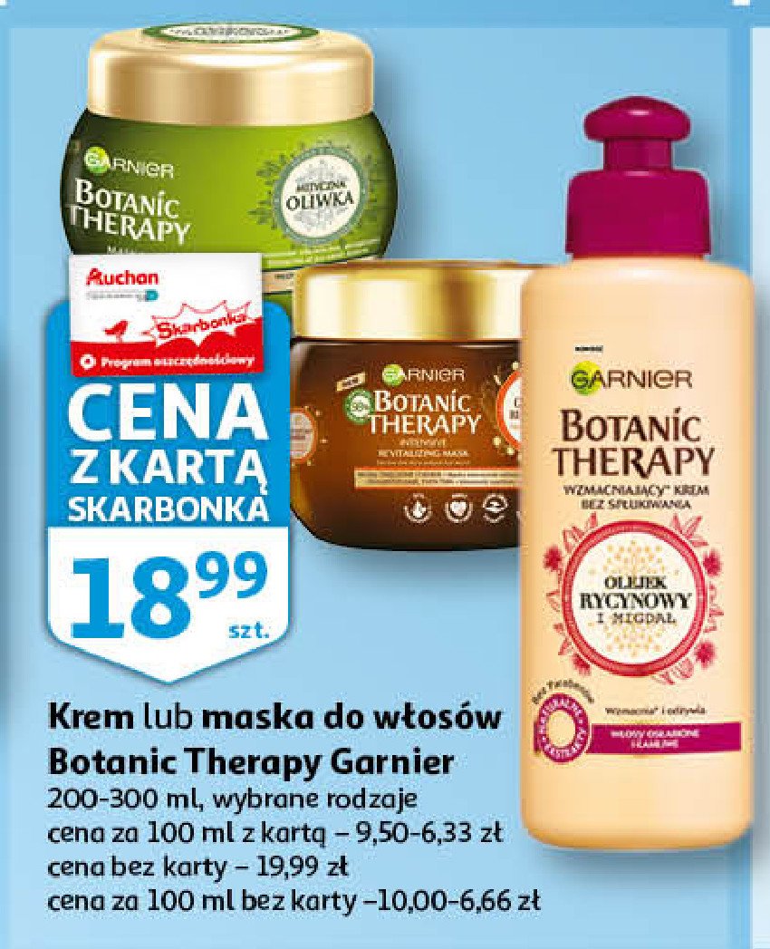 Maska mityczna oliwka Garnier botanic therapy promocja