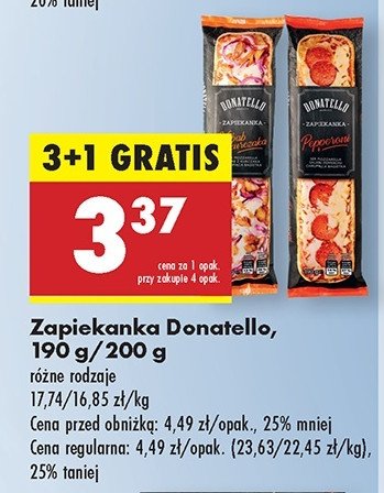 Zapiekanka kebab z kurczaka Donatello promocja