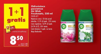 Wkład magnolia i kwiat wiśni Air wick promocja