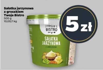 Sałatka jarzynowa z groszkiem  promocja w Netto