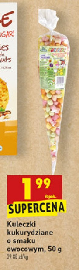 Kuleczki kukurydziane owocowe Axpal promocja