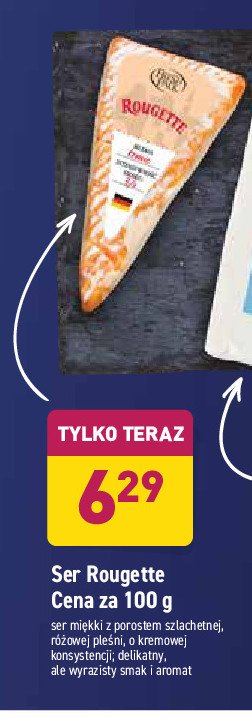 Ser rougette miękki z porostem różowej pleśni promocja