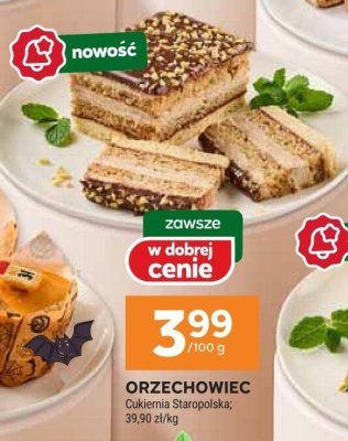 Orzechowiec Cukiernia Staropolska promocja w Stokrotka