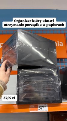 Organizer biurkowy promocja w Action