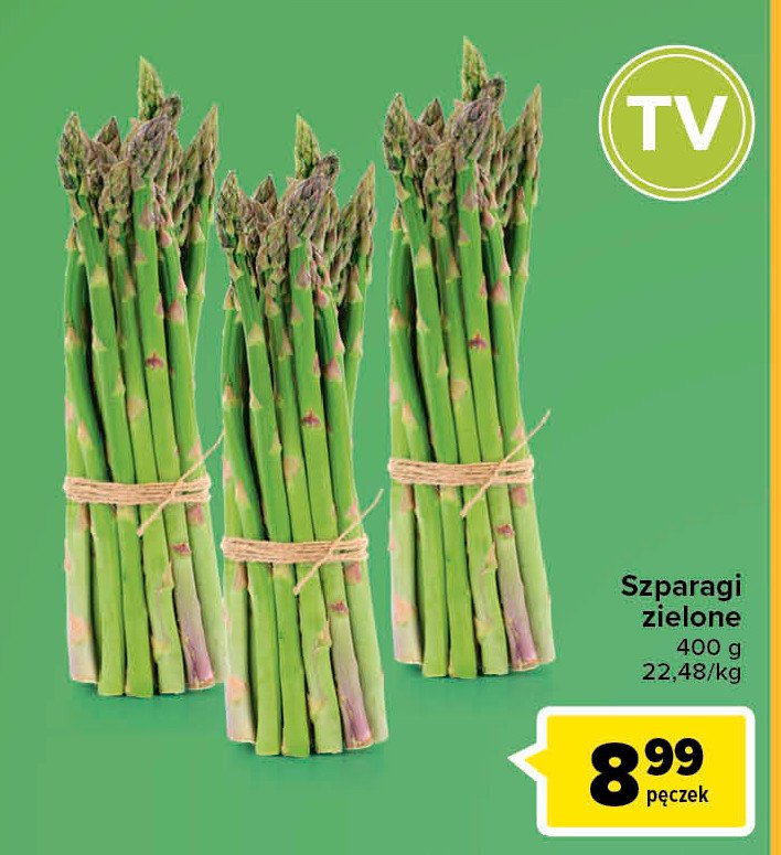 Szparagi zielone promocje