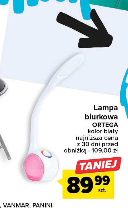 Lampa biurkowa ortega bia艂a promocja