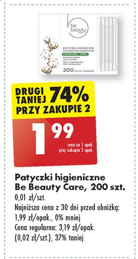 Patyczki kosmetyczne organic Be beauty care promocja