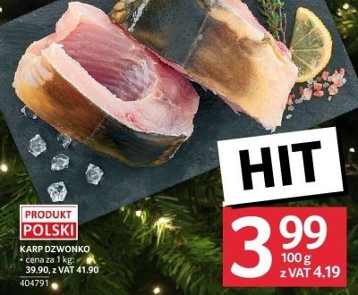 Karp Dzwonko promocja w Selgros