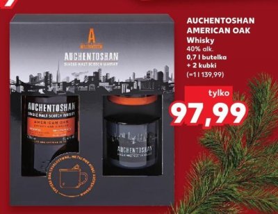 Whisky AMERICAN OAK + 2 kubki promocja w Kaufland